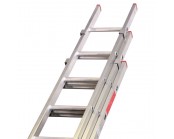 Triple Aluminium Extension Ladders (2.5m - 5.5m)